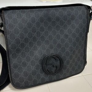 Gucci Black Messenger Bag